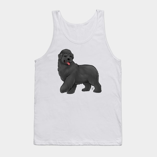 Dog - Newfoundland - Black Tank Top by Jen's Dogs Custom Gifts and Designs